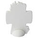 Resin favour, cross with Holy Family, 4x4 in s5
