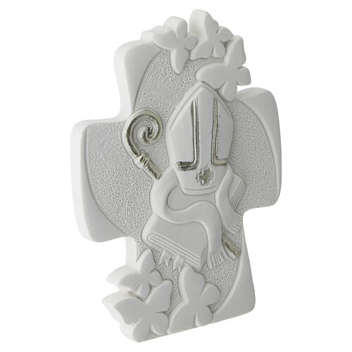 Confirmation favour, 4x4 in, resin cross 4