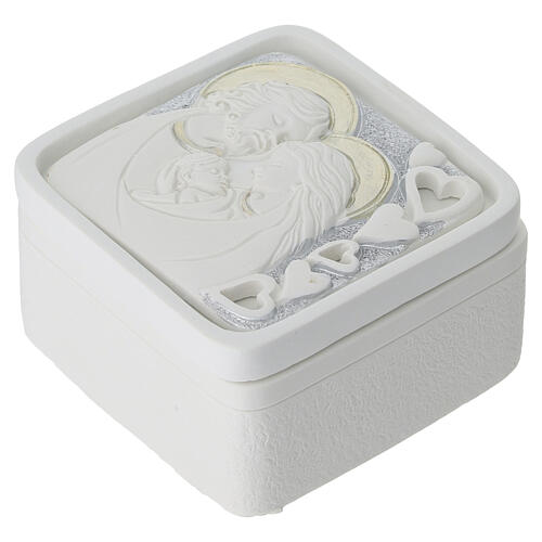 Resin jewellery box favour with Holy Family 4