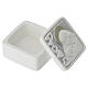 Jewellery box, Virgin with Child, Baptism favour, resin s3