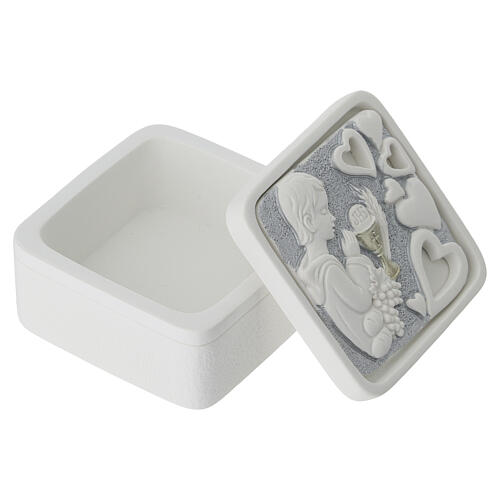 First Communion jewelry box favor for girls in resin 3