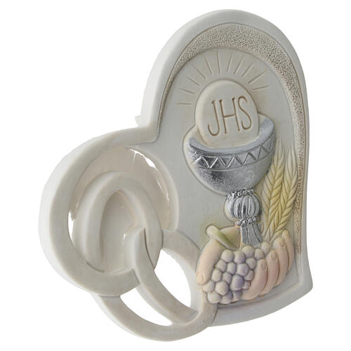 Remerciement Première Communion cœur 10 cm multicolore 3