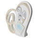 Confirmation favour, coloured heart, 4 in s4