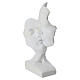 Escultura moderna beijo de casal 20x12x5 cm s3
