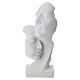 Escultura moderna pareja rostros abrazados 20x10x5 cm s1