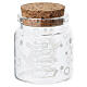 First Communion favour glass jar with cork lid, 2.2x1.8 in s1