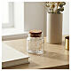 First Communion favour glass jar with cork lid, 2.2x1.8 in s2