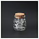 First Communion favour glass jar with cork lid, 2.2x1.8 in s3