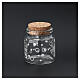 First Communion favour glass jar with cork lid, 2.2x1.8 in s4