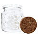 First Communion favor glass jar with cork lid 5.5x4.5 cm s6