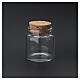 Clear glass favor jar with lid, 4x5 cm s3