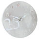 Silver Wedding Anniversary Clock, 15 cm Battery Operated s3