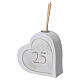 LED heart anniversary diffuser for Silver Wedding, 9x9.5x3.5 cm s1