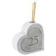 LED heart anniversary diffuser for Silver Wedding, 9x9.5x3.5 cm s2