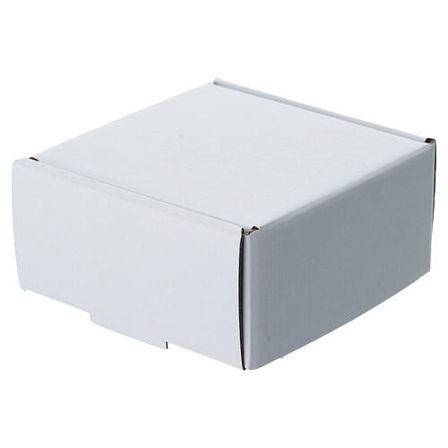 Silver wedding anniversary LED book favour, USB-C rechargeable, 4x3 in 9