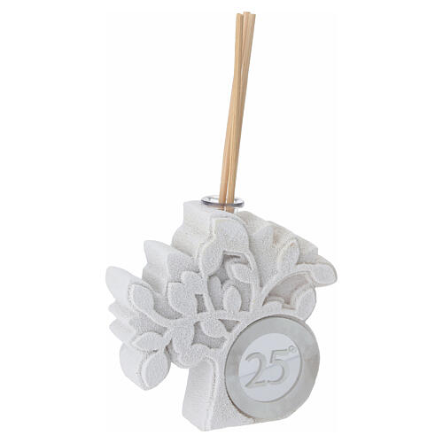 Silver Wedding favour, Tree of Life diffuser, 3.5x3.5 in 3