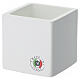 Souvenir anniversaire Noces d'argent cube fabriqué en Italie 6x6 cm s3