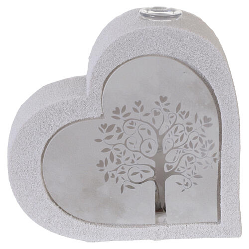 Aromatizador coração LED Árvore da Vida 9x9 cm fabricado na Itália 4