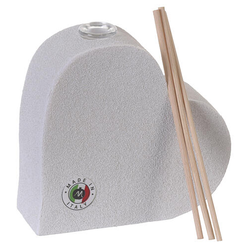 Aromatizador coração LED Árvore da Vida 9x9 cm fabricado na Itália 5