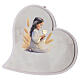 First Communion Favor Heart Room Diffuser with Kneeling Girl, 14x15x5 cm s1