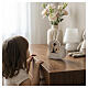 First Communion Favor Heart Scent Diffuser with Kneeling Child, 14x15x5 cm s2