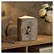First Communion Favor LED Book with Little Boy, USB Rechargeable, 10x8 cm s3