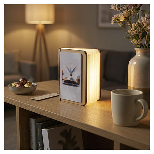 Confirmation favour, rechargeable LED book lamp, 4x3 in 3