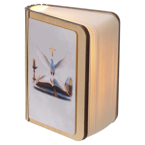 Confirmation favour, rechargeable LED book lamp, 4x3 in 5