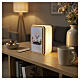 Confirmation book lamp favor, rechargeable LED, 10x8 cm s3