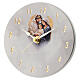 Holy Family table clock favor, 15 cm made in Italy s1