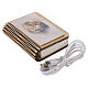 Holy Family favour, LED rechargeable book, 4x3 in s7