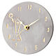 Round Confirmation party favour clock, 6 in s1