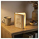 Souvenir de Première Communion lampe LED en forme de livre USB 10x8 cm s3
