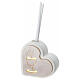 First Communion favor heart diffuser, 7x7 cm made in Italy s1