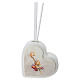 Confirmation heart-shaped scented favour 7x7 cm made in Italy s1