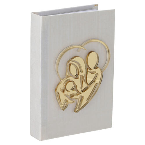 Christian favor with Holy Family Gospel Book, 11x7 cm 2