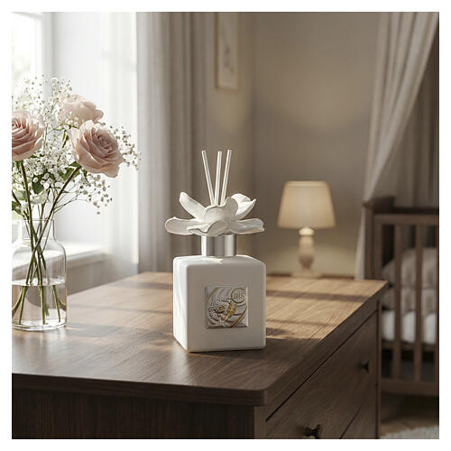 Lembrancinha da Primeira Comunhão difusor floral 13x6 cm 2