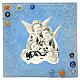 Blue Small Picture of Angels in Murano Glass for Baptisms s1