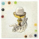 Small picture of the First Communion, white Murano glass with chalice and host s1
