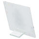 White Confirmation icon with crosier, Murano glass s3