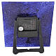 Square Murano Glass Table Clock in Blue with Tree of Life, 20 x 20 cm s6