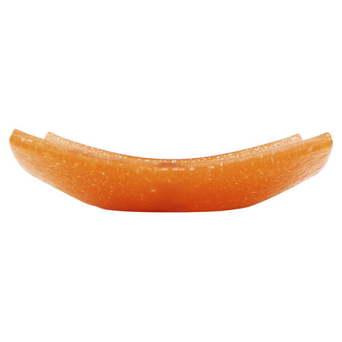 Decorative Orange Murano Glass Dish with Murrine, 15x15 cm 8