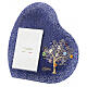 Cornice portafoto blu murrine vetro Murano Albero della Vita 20x20cm s5