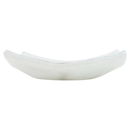 Vide‑poches carré blanc avec murrines en verre de Murano 20x20 cm 6