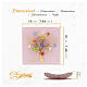 Pink Glass Trinket Dish Murano Murrine and Genuine Gold Leaf, 20x20 cm s3
