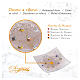 Pink Glass Trinket Dish Murano Murrine and Genuine Gold Leaf, 20x20 cm s4