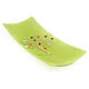 Green Catchall Tray with Tree of Life and Murano Murrine Glass, 5x15x30 cm s1