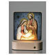 Lampe Nativité Valenti lumière LED blanc chaud 15x13 cm acrylique s2