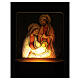 Nativity LED Warm White Light Lamp 15x13 cm Acrylic, Valenti s3