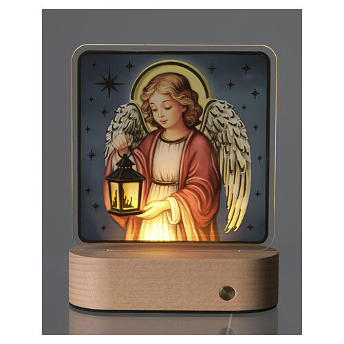 LED Warm White Angel Lamp by Valenti, 15x13 cm 2